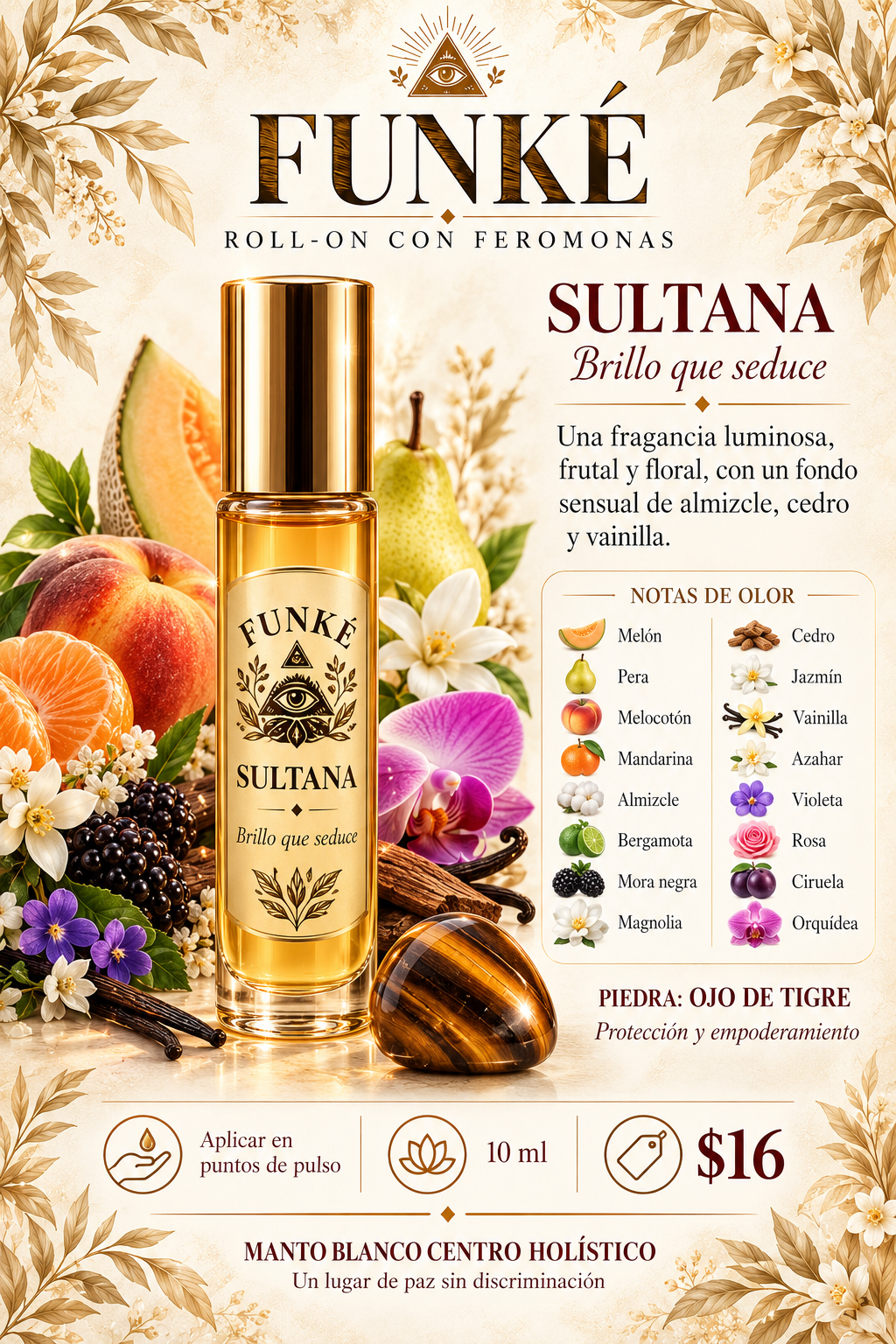Roll on perfumes inspirados con feromonas energizados