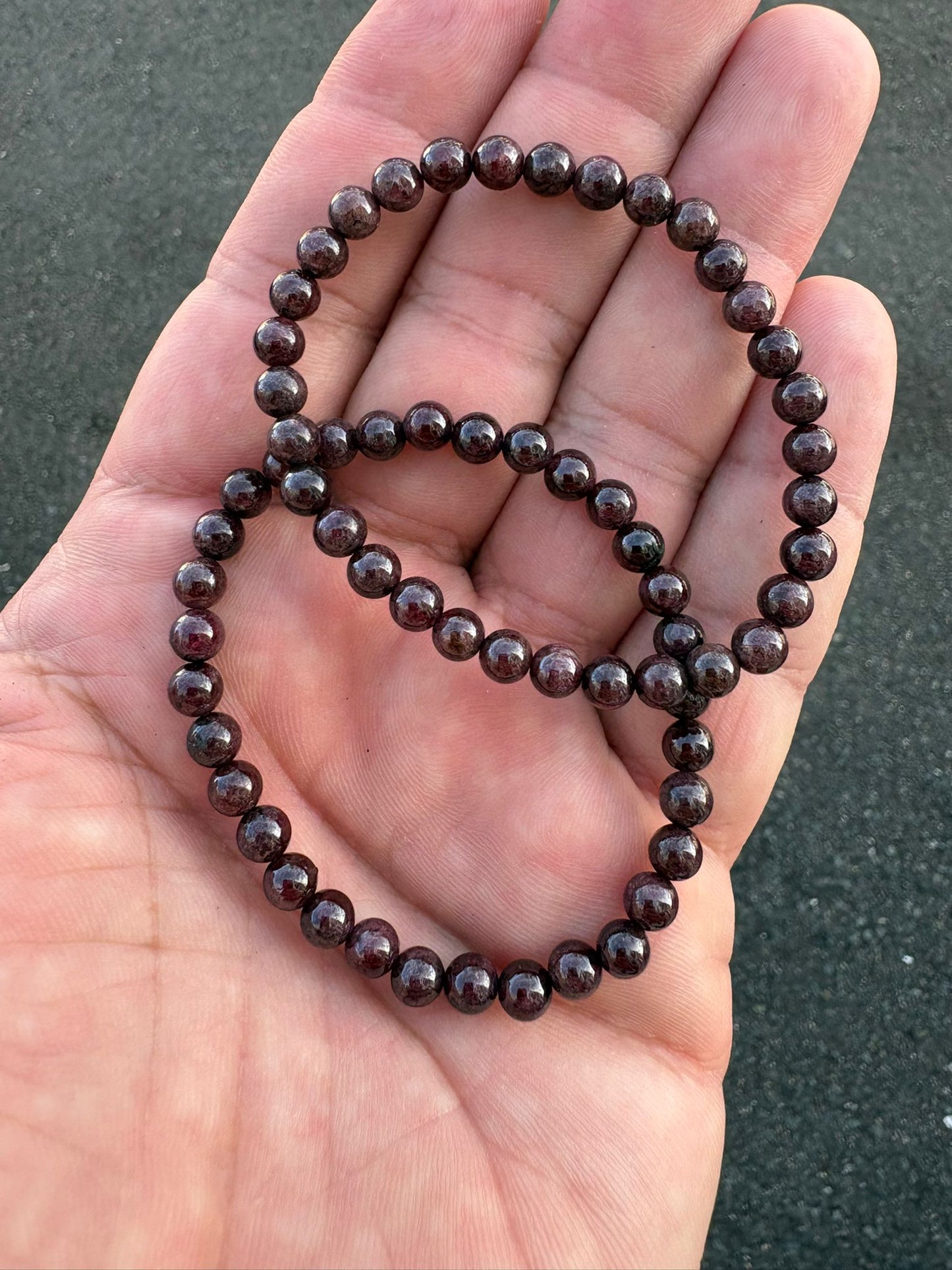 Pulsera Granate (Garnet) 6mm