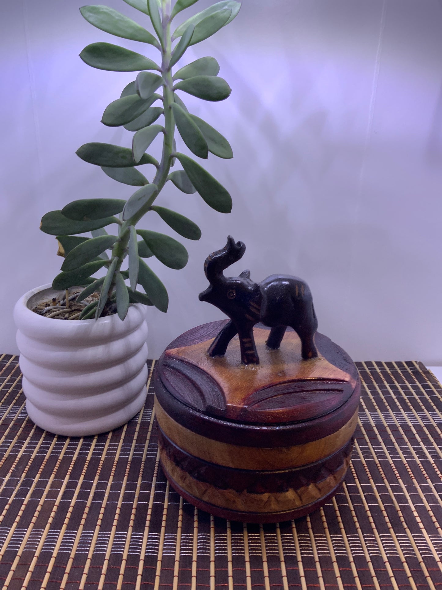 Pozuelo Madera con Elefante