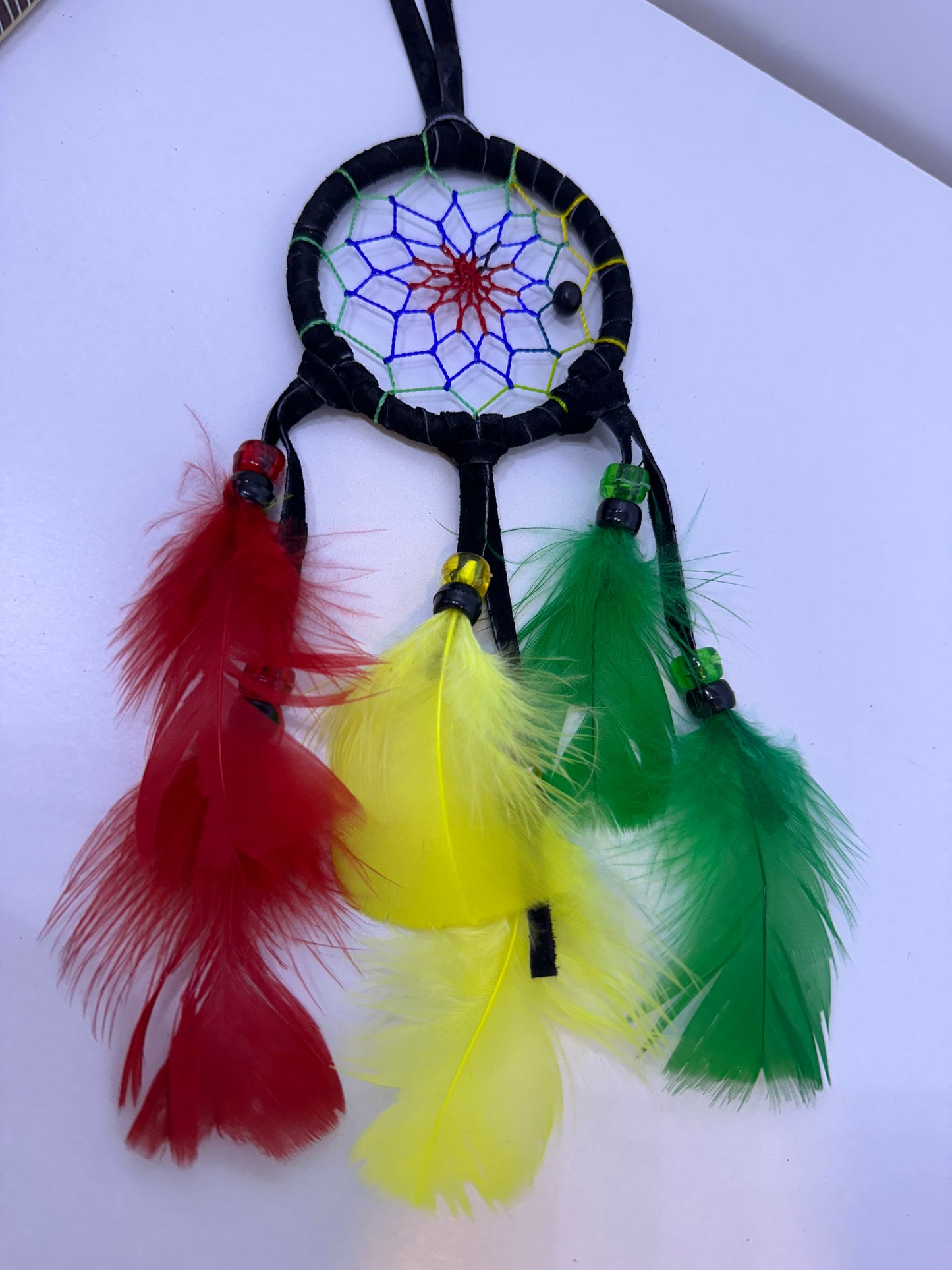 Cazador de sueños Rasta (Verde, Rojo, Amarillo)