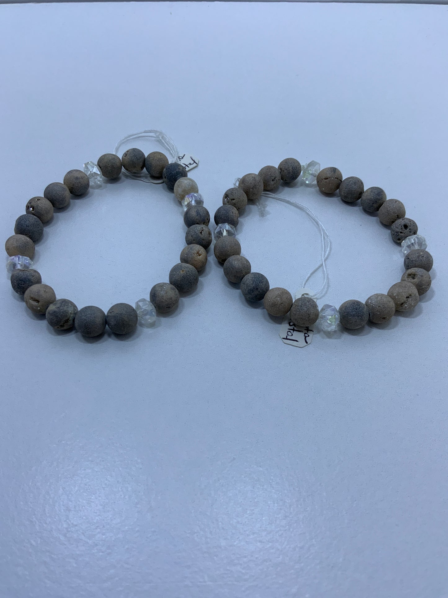 Agata Cristalizada con cristales