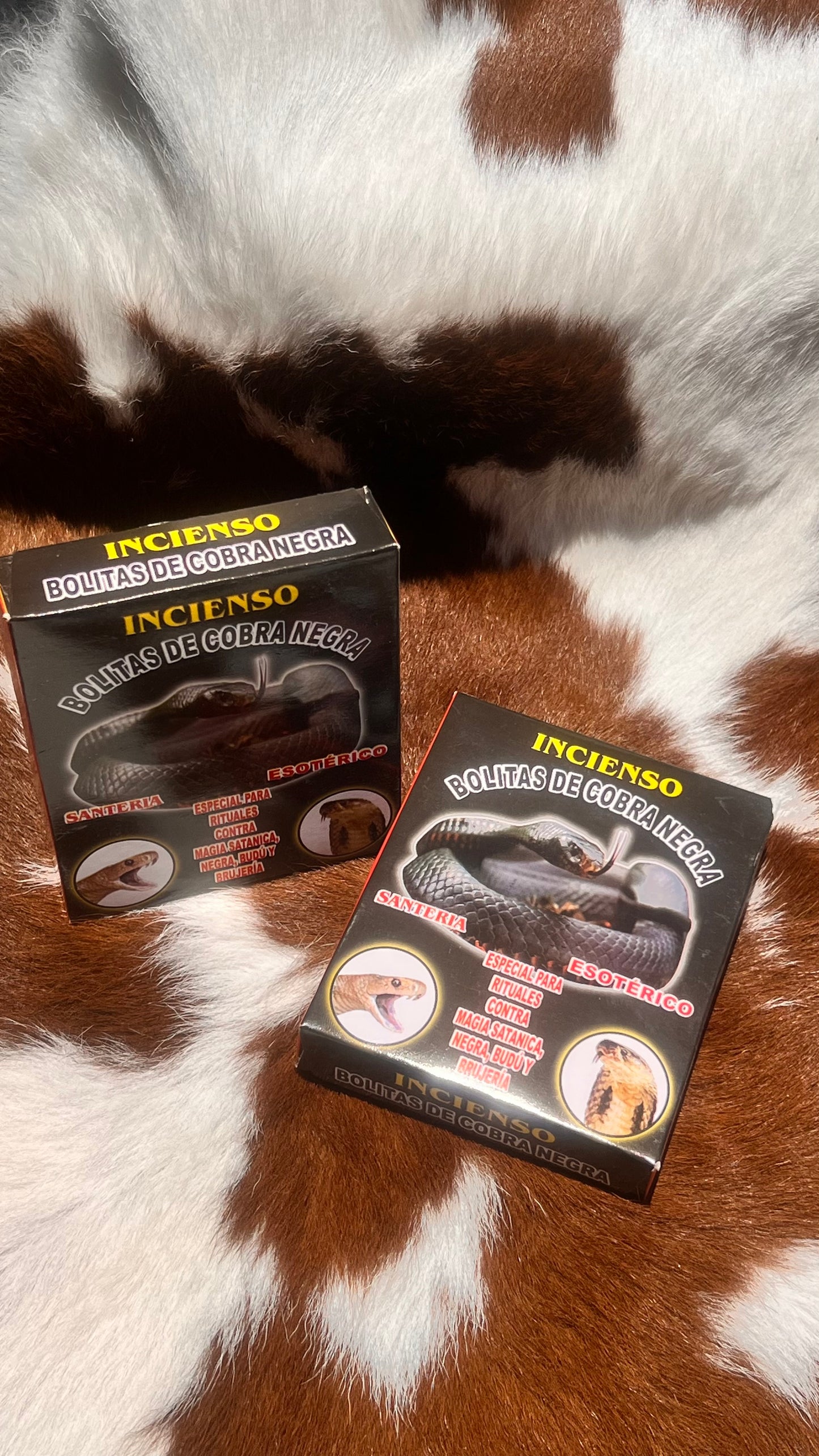 Incienso Bolitas de Cobra Negra