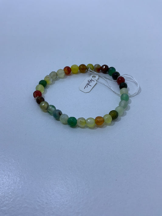 Pulsera Agata 6mm Facetada
