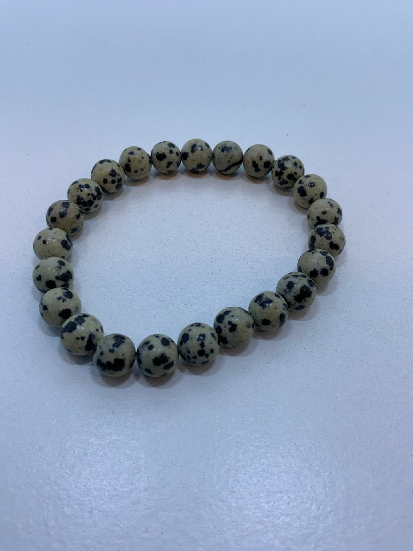 Pulsera Jasper Dálmata 10mm