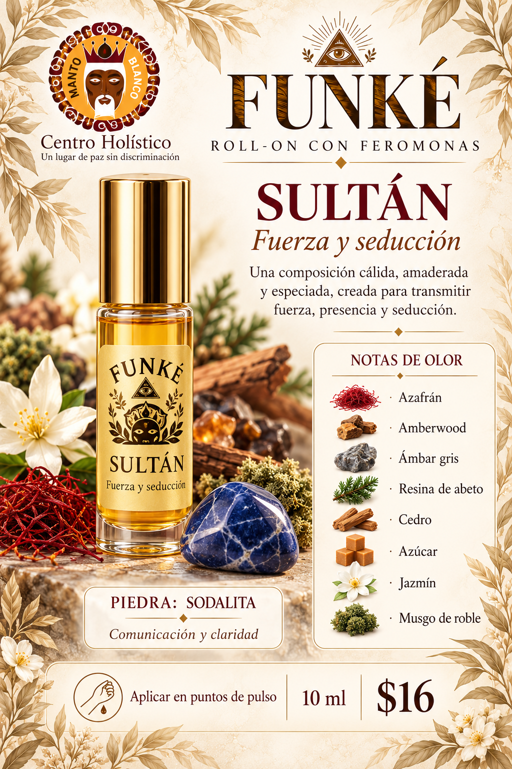 Roll on perfumes inspirados con feromonas energizados