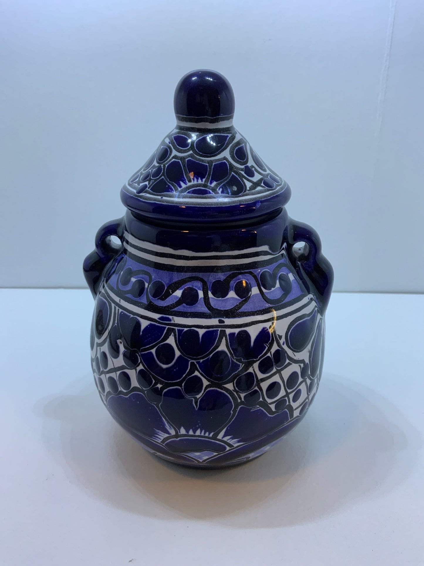 Potiche Azul jimaguas