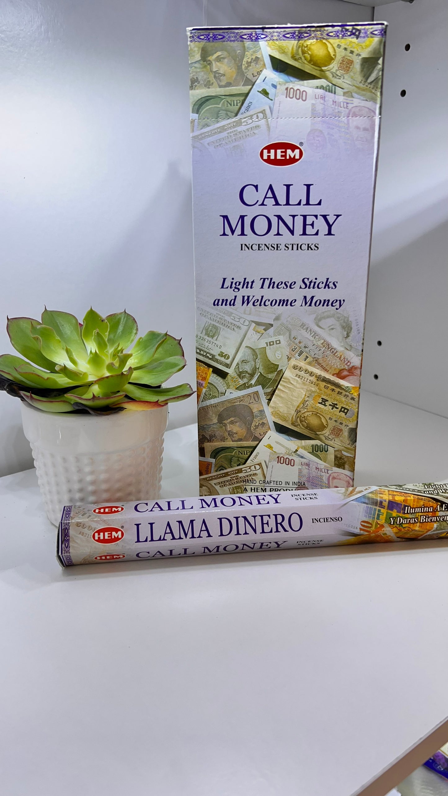 Incienso Llama Dinero
