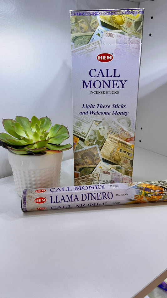 Incienso Llama Dinero