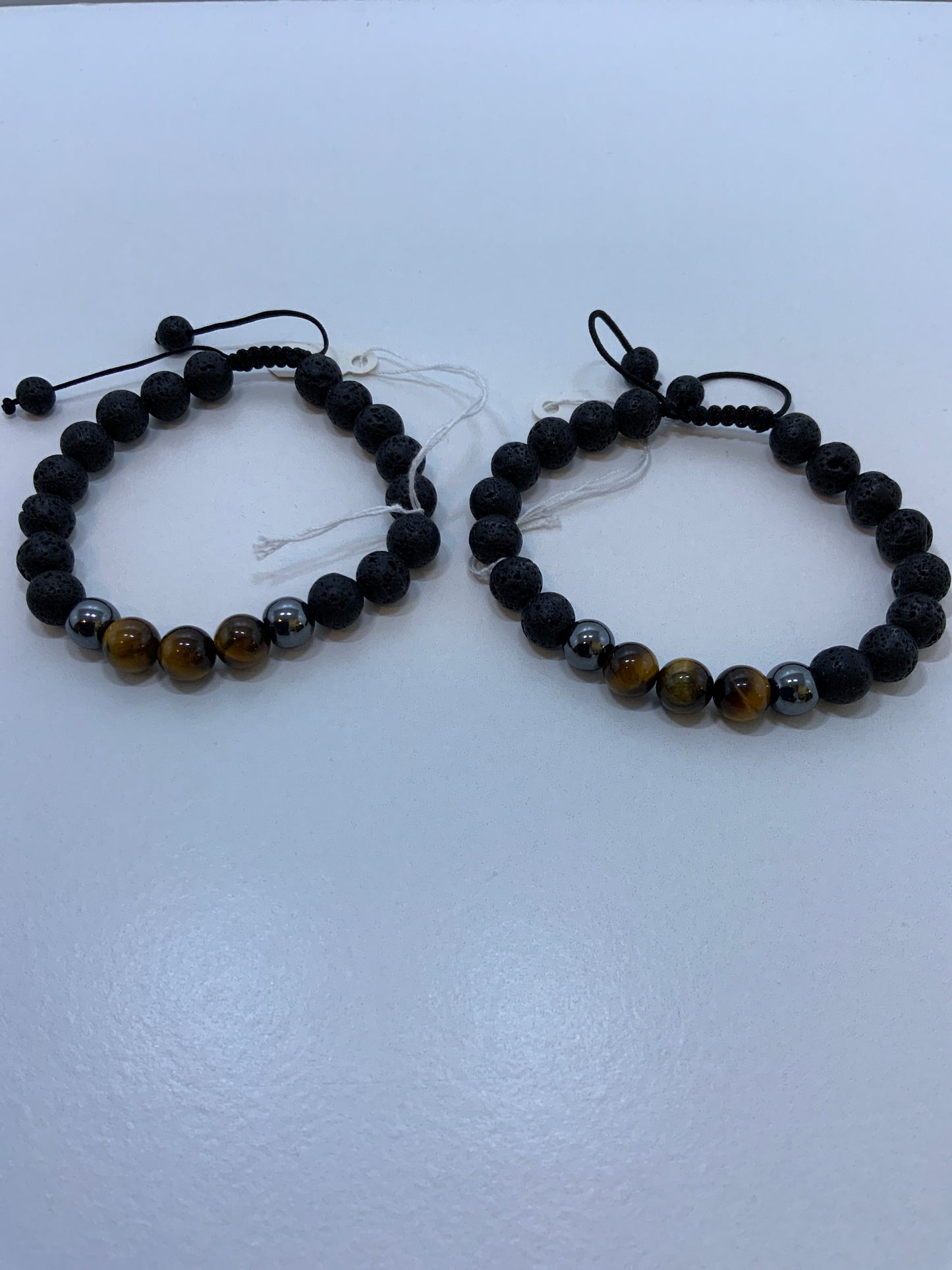 Pulsera Ojo de Tigre y Hematita