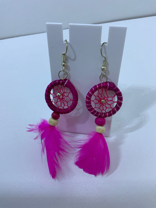 Pantallas Atrapa Sueño (Aretes) Fucsia