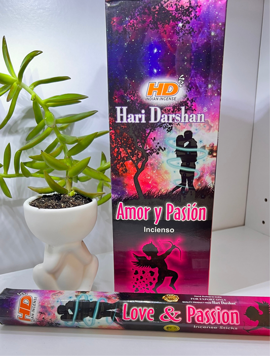 Incienso amor y pasión