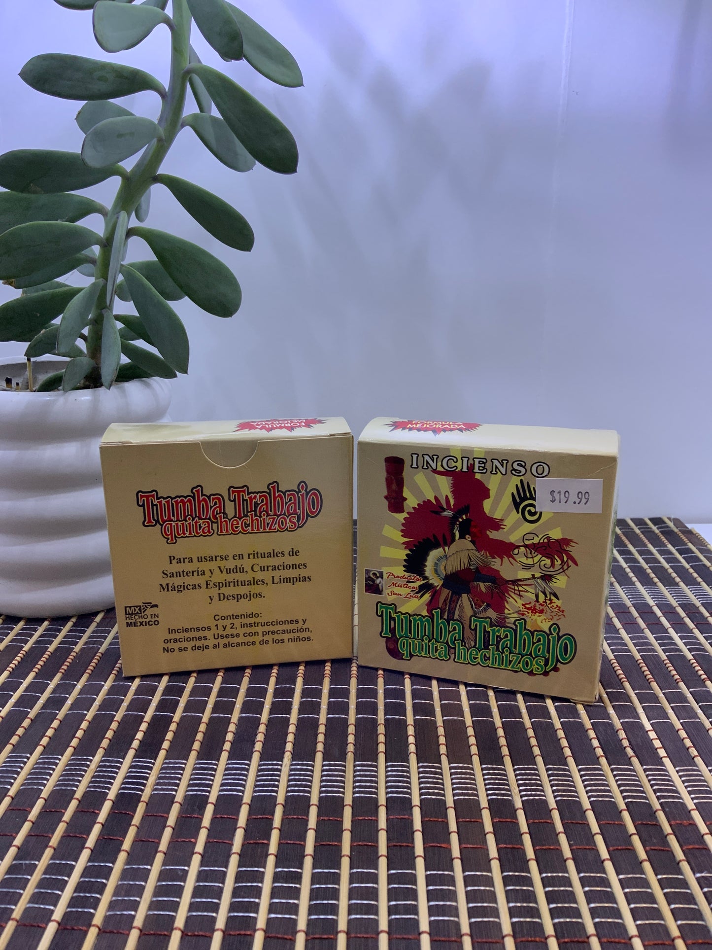 Incienso Tumba Trabajo quita hechizos