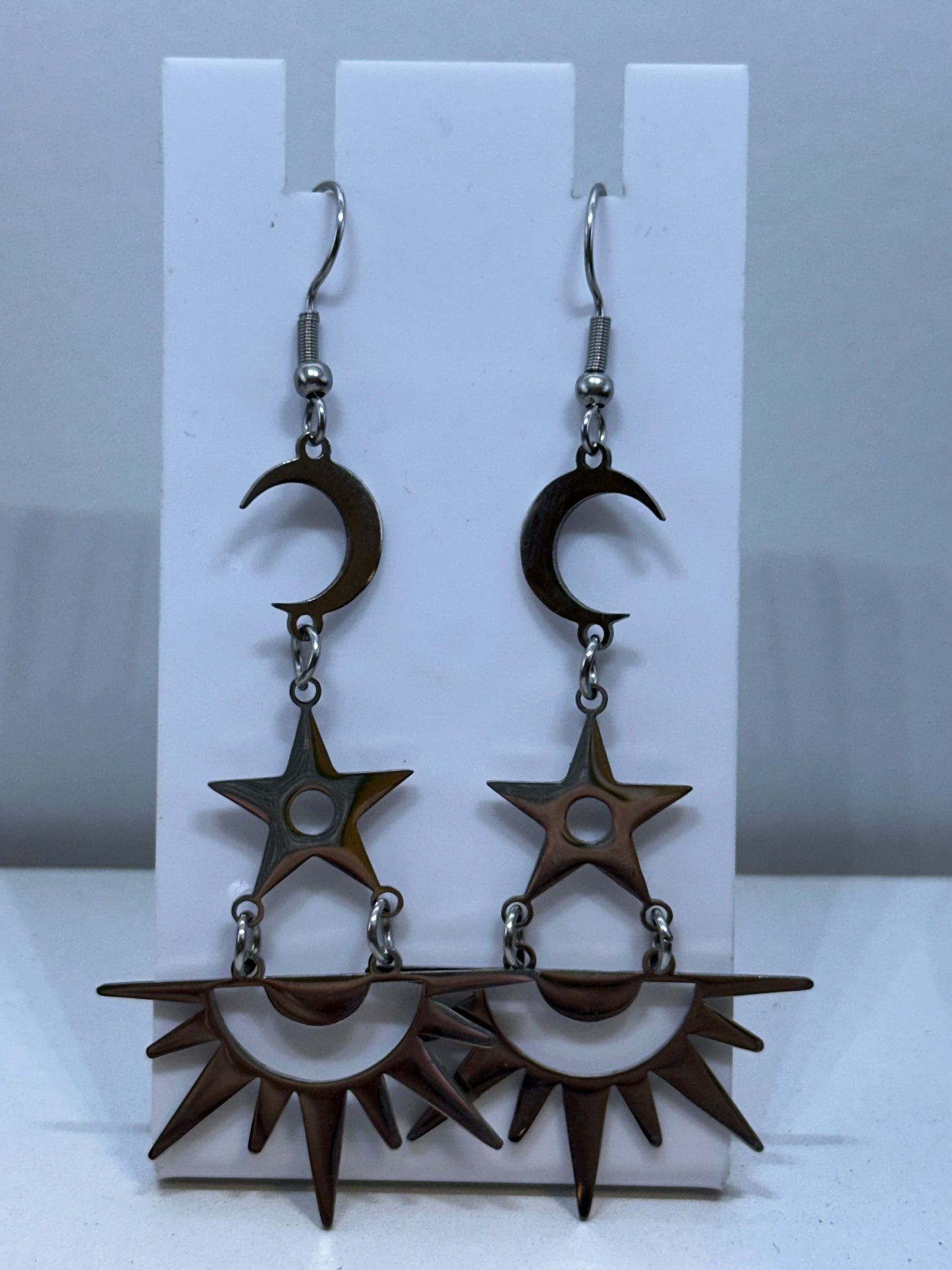 Pantallas (Aretes) Luna, Estrella y Sol