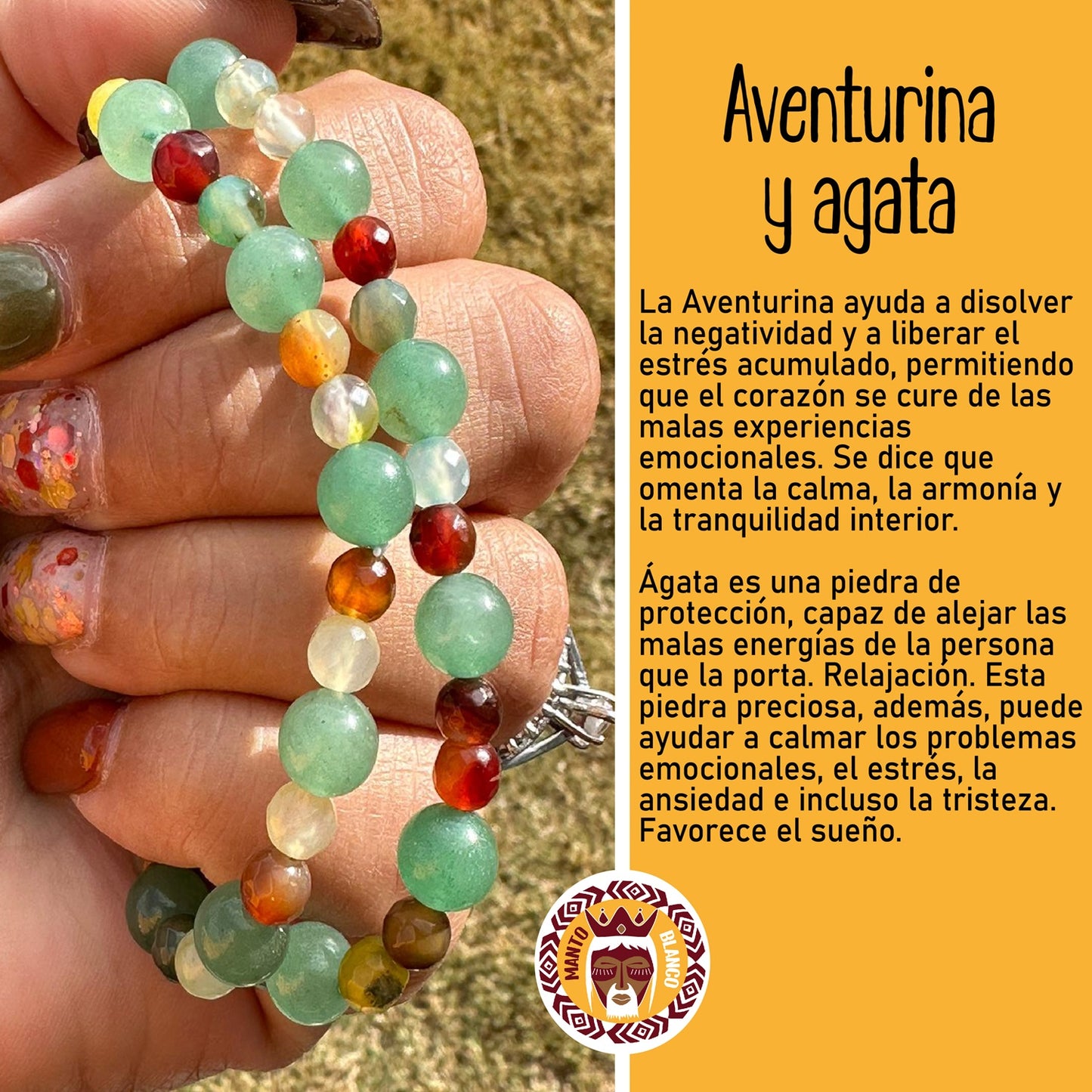 Aventurina y ágata